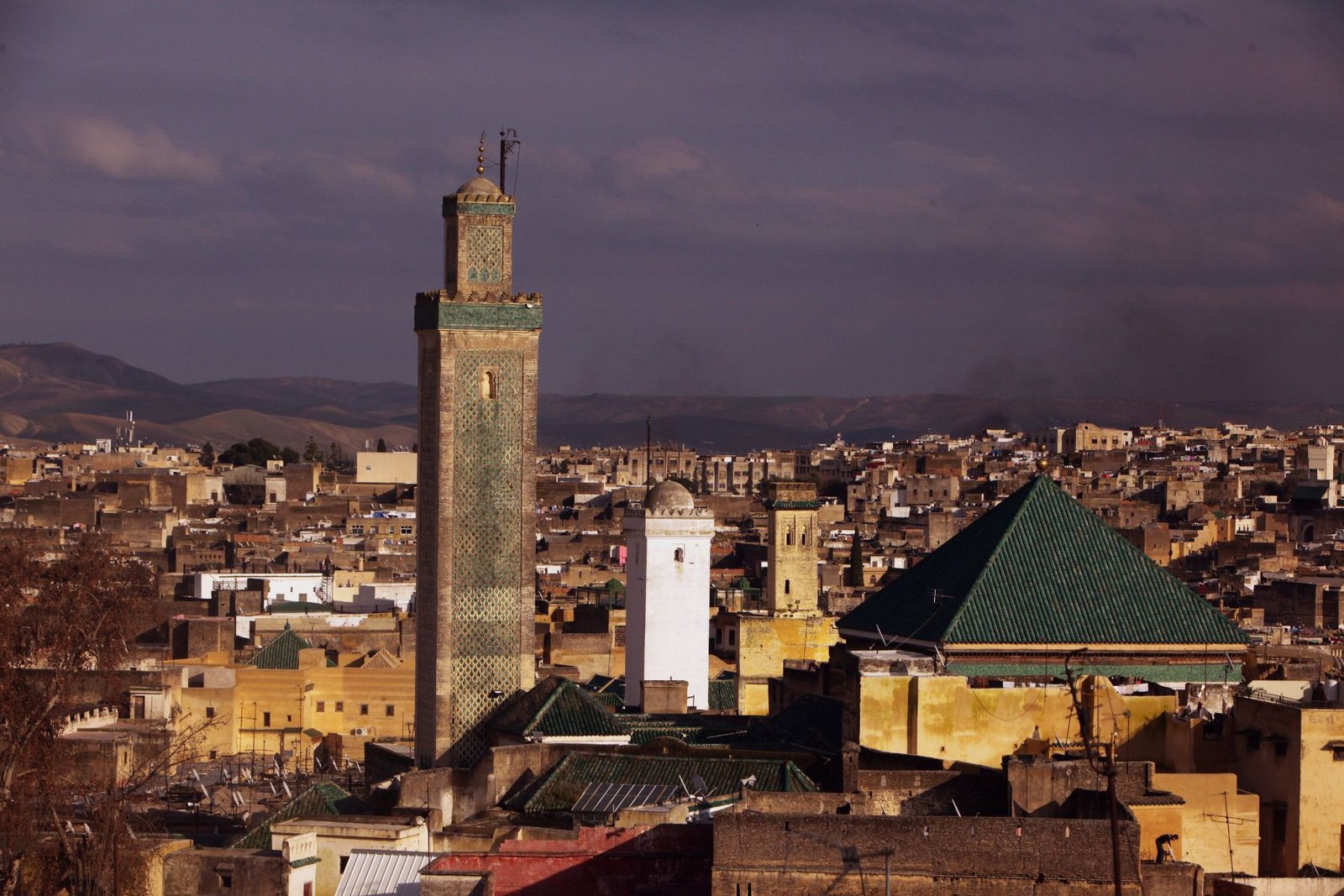Panoramic view of the ancient Fes el-Bali medina, one of the best places to visit in Morocco