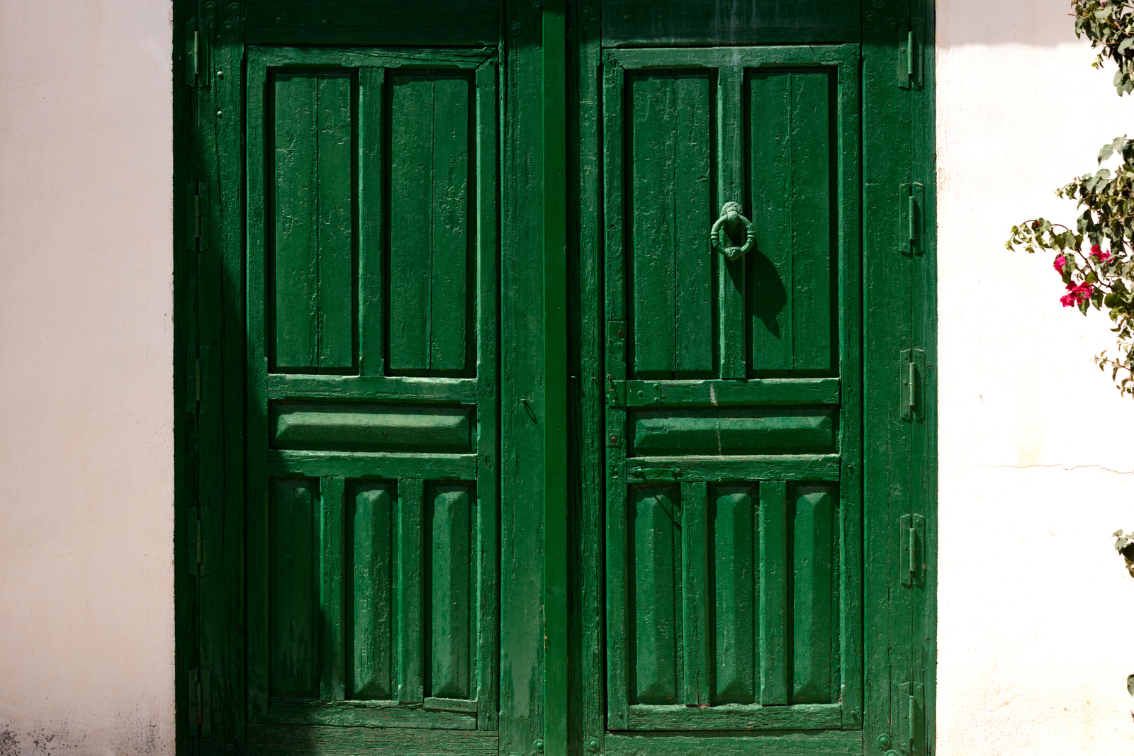 Poignée d’une Porte traditionnelle marocaine dans une adresse de caractère